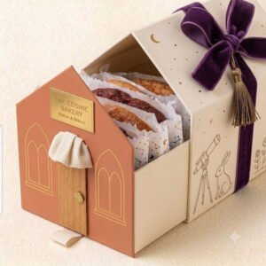 house shaped bakery gift box